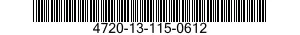 4720-13-115-0612 HOSE,METALLIC 4720131150612 131150612