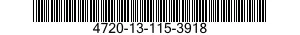 4720-13-115-3918 HOSE ASSEMBLY,METALLIC 4720131153918 131153918