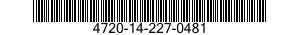 4720-14-227-0481  4720142270481 142270481
