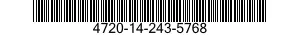 4720-14-243-5768  4720142435768 142435768