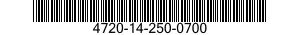 4720-14-250-0700  4720142500700 142500700