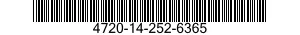 4720-14-252-6365  4720142526365 142526365