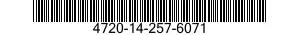 4720-14-257-6071  4720142576071 142576071