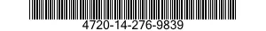 4720-14-276-9839  4720142769839 142769839