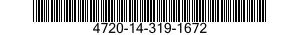 4720-14-319-1672  4720143191672 143191672