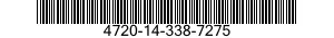 4720-14-338-7275  4720143387275 143387275