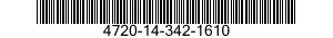 4720-14-342-1610  4720143421610 143421610