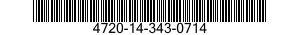 4720-14-343-0714  4720143430714 143430714