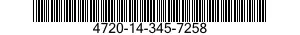 4720-14-345-7258  4720143457258 143457258