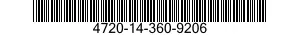 4720-14-360-9206  4720143609206 143609206