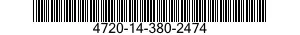 4720-14-380-2474 HOSE ASSEMBLY,METALLIC 4720143802474 143802474