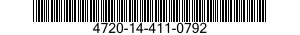 4720-14-411-0792 HOSE ASSEMBLY,NONMETALLIC 4720144110792 144110792