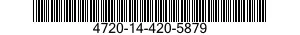 4720-14-420-5879 HOSE ASSEMBLY,METALLIC 4720144205879 144205879