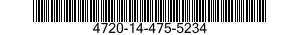 4720-14-475-5234 HOSE ASSEMBLY,NONMETALLIC 4720144755234 144755234