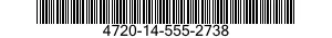 4720-14-555-2738 HOSE ASSEMBLY,METALLIC 4720145552738 145552738