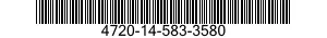 4720-14-583-3580  4720145833580 145833580