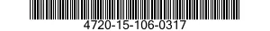 4720-15-106-0317 TUBO FLESSIBILE NON 4720151060317 151060317