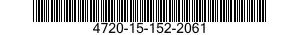 4720-15-152-2061 HOSE ASSEMBLY,NONMETALLIC 4720151522061 151522061