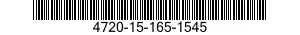 4720-15-165-1545 TUBO IN GOMMA A.P. 4720151651545 151651545