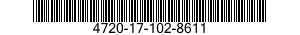 4720-17-102-8611 HOSE ASSEMBLY,NONMETALLIC 4720171028611 171028611