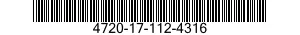 4720-17-112-4316 HOSE ASSEMBLY,NONMETALLIC 4720171124316 171124316