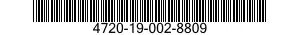 4720-19-002-8809 HOSE ASSEMBLY,METALLIC 4720190028809 190028809