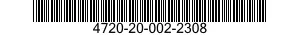 4720-20-002-2308 HOSE ASSEMBLY,METALLIC 4720200022308 200022308