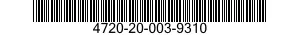 4720-20-003-9310 HOSE ASSEMBLY 4720200039310 200039310
