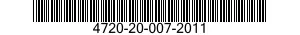 4720-20-007-2011 HOSE ASSEMBLY,METALLIC 4720200072011 200072011