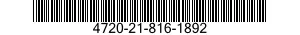 4720-21-816-1892  4720218161892 218161892