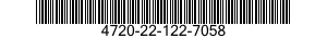 4720-22-122-7058 HOSE,NONMETALLIC 4720221227058 221227058
