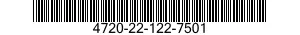 4720-22-122-7501 HOSE ASSEMBLY,NONMETALLIC 4720221227501 221227501