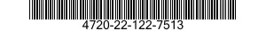 4720-22-122-7513 HOSE ASSEMBLY,NONMETALLIC 4720221227513 221227513