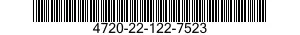 4720-22-122-7523 HOSE ASSEMBLY,NONMETALLIC 4720221227523 221227523