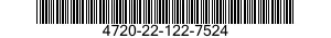 4720-22-122-7524 HOSE ASSEMBLY,NONMETALLIC 4720221227524 221227524