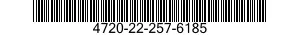 4720-22-257-6185 HOSE ASSEMBLY,NONMETALLIC 4720222576185 222576185