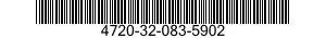 4720-32-083-5902 HOSE ASSEMBLY SET,NONMETALLIC 4720320835902 320835902