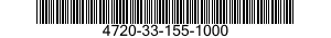 4720-33-155-1000 HOSE ASSEMBLY,METALLIC 4720331551000 331551000