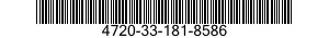 4720-33-181-8586 HOSE,PREFORMED 4720331818586 331818586