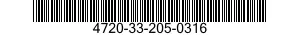 4720-33-205-0316 HOSE,NONMETALLIC 4720332050316 332050316