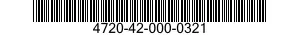 4720-42-000-0321 HOSE ASSEMBLY,NONMETALLIC 4720420000321 420000321