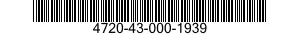 4720-43-000-1939 HOSE ASSEMBLY,NONMETALLIC 4720430001939 430001939
