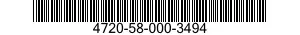 4720-58-000-3494 HOSE ASSEMBLY,NONMETALLIC 4720580003494 580003494