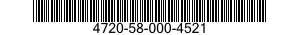 4720-58-000-4521 HOSE ASSEMBLY,NONMETALLIC 4720580004521 580004521