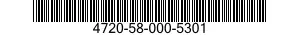 4720-58-000-5301 TUBING ASSEMBLY,NONMETALLIC 4720580005301 580005301