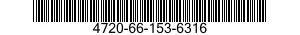 4720-66-153-6316 HOSE ASSEMBLY,NONMETALLIC 4720661536316 661536316