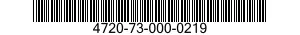 4720-73-000-0219 HOSE ASSEMBLY,NONMETALLIC 4720730000219 730000219