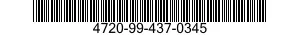 4720-99-437-0345 HOSE ASSEMBLY,NONMETALLIC 4720994370345 994370345