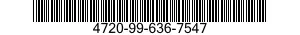 4720-99-636-7547  4720996367547 996367547