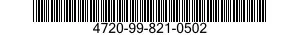 4720-99-821-0502  4720998210502 998210502